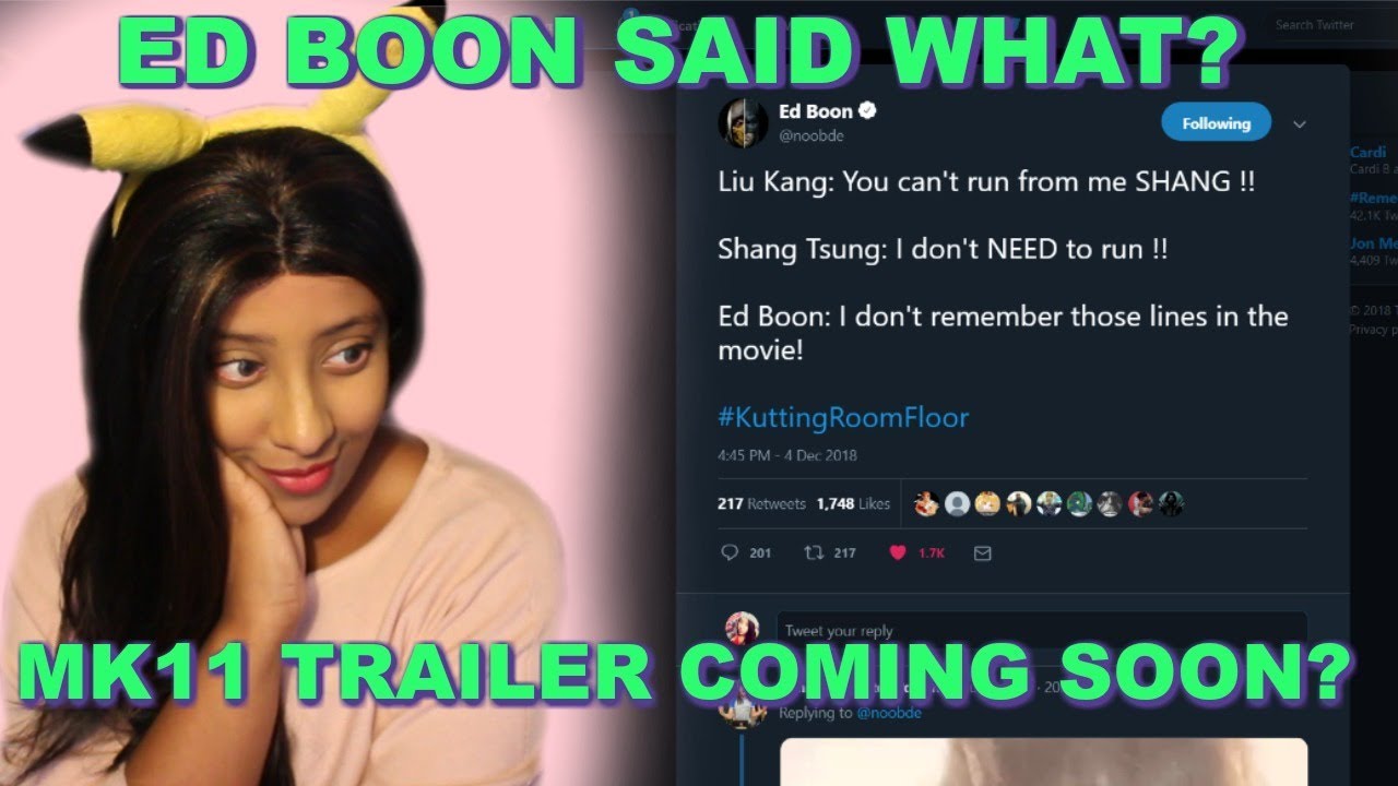GAME AWARDS: ED BOON HINTS MK11 TRAILER? - MORTAL KOMBAT 11