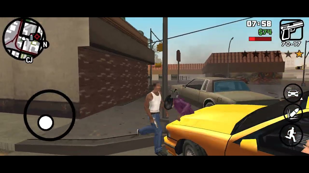 GTA San Andreas/black car driving 😱