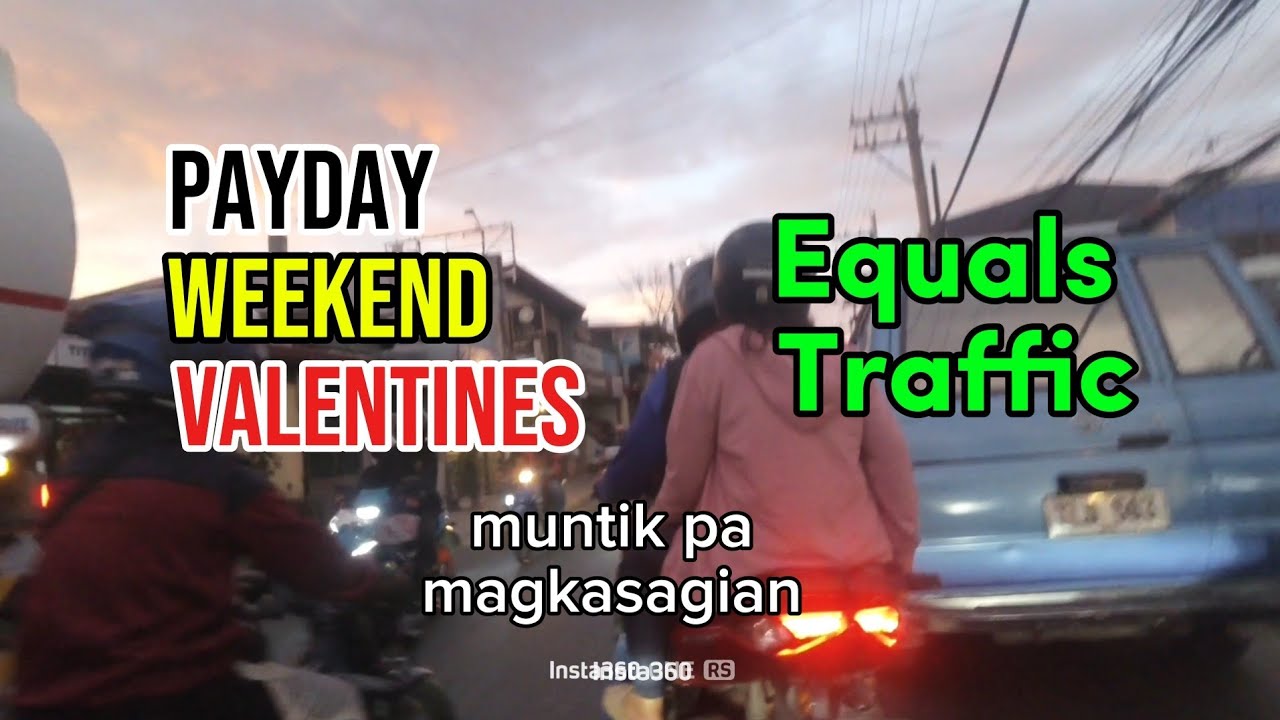 Heavy Traffic San Mateo Rizal, Valentines+Weekends+Pay Day   #marikina #sanmateo  #traffic 