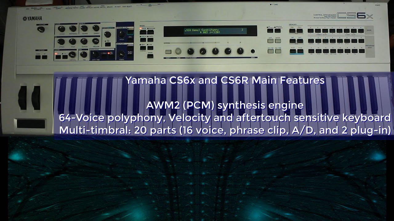 Yamaha CS6x Demo Songs - Specifications - My Home Music Studio