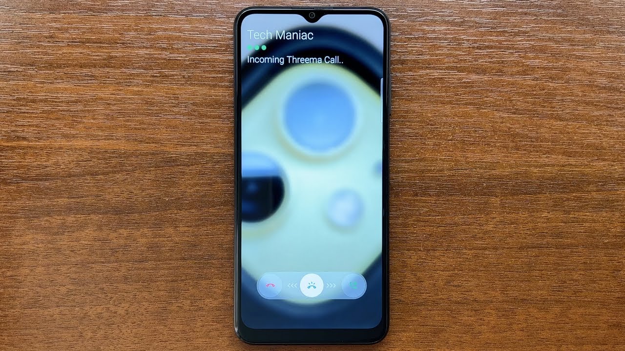 Samsung Galaxy A03s Threema Private Messenger Incoming Call and Ringtone