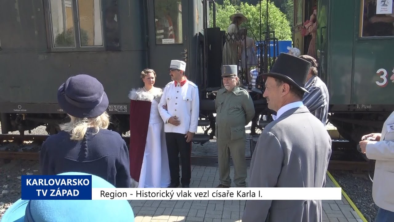 Region: Historický vlak vezl císaře Karla I. (TV Západ)