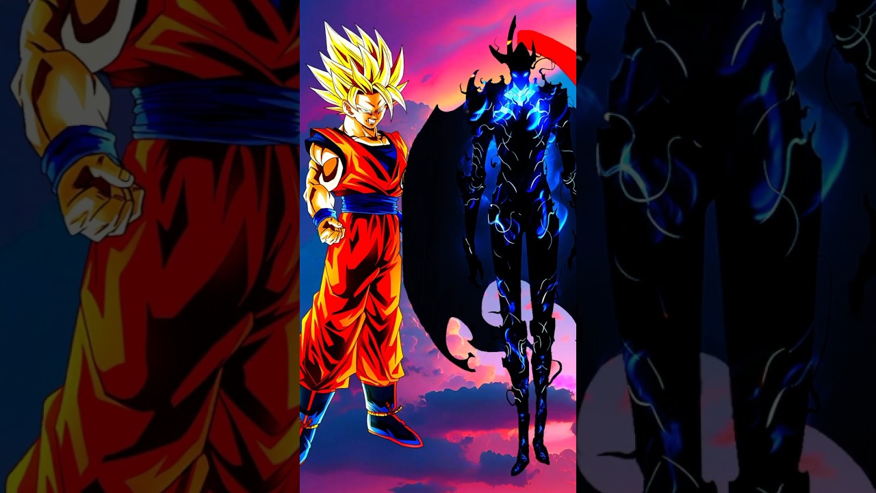 Goku vs Jin Woo' Shadow Army