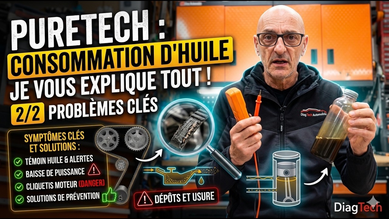 2/2 Puretech consommation d'huile, je vous explique tout