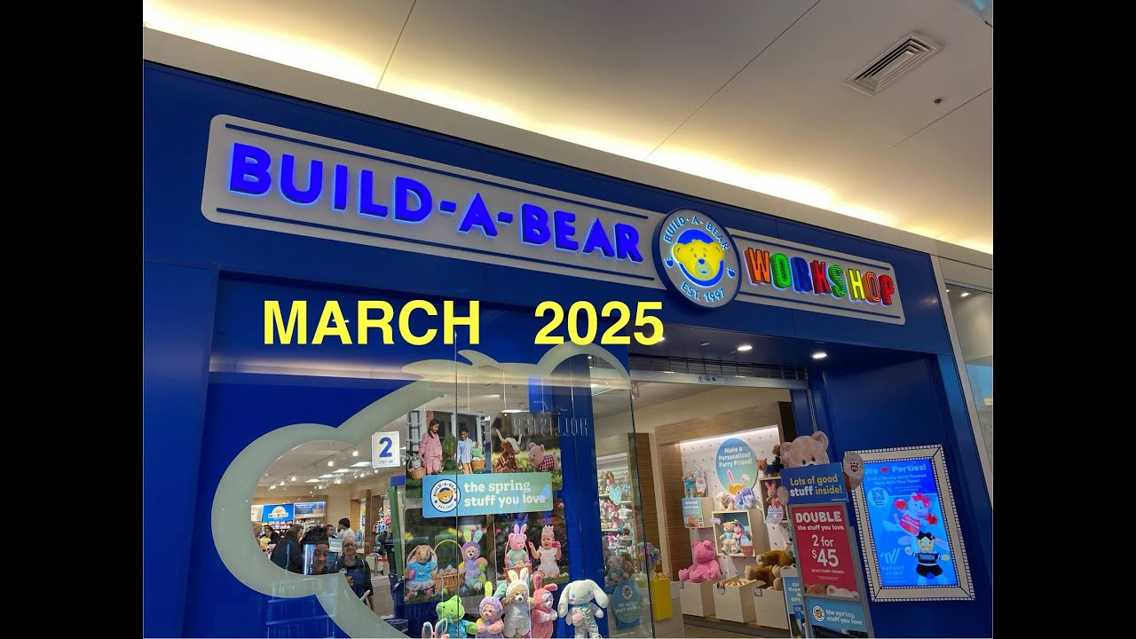 BUILD-A-BEAR WORKSHOP🧸MARCH 2025 SHOP WITH ME😺HELLO KITTY🐰 PETER RABBIT🥕POKEMON & MUCH MORE!
