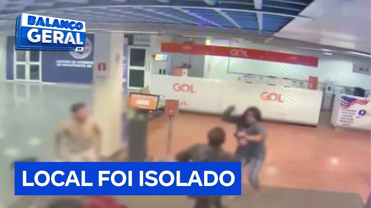 Homem em situação de rua é preso após esfaquear mulher no Aeroporto de Brasília | Balanço Geral DF