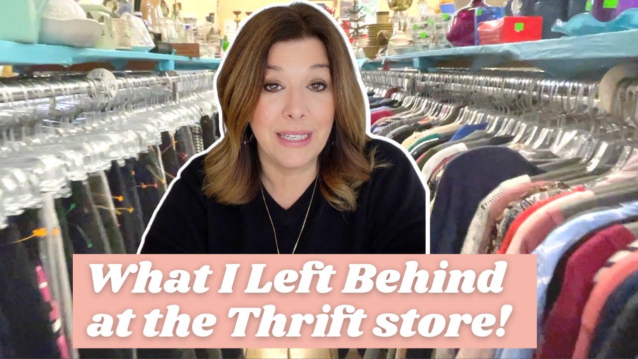 Thrift with Me near Boston & See What I Left Behind at the Thrift Store