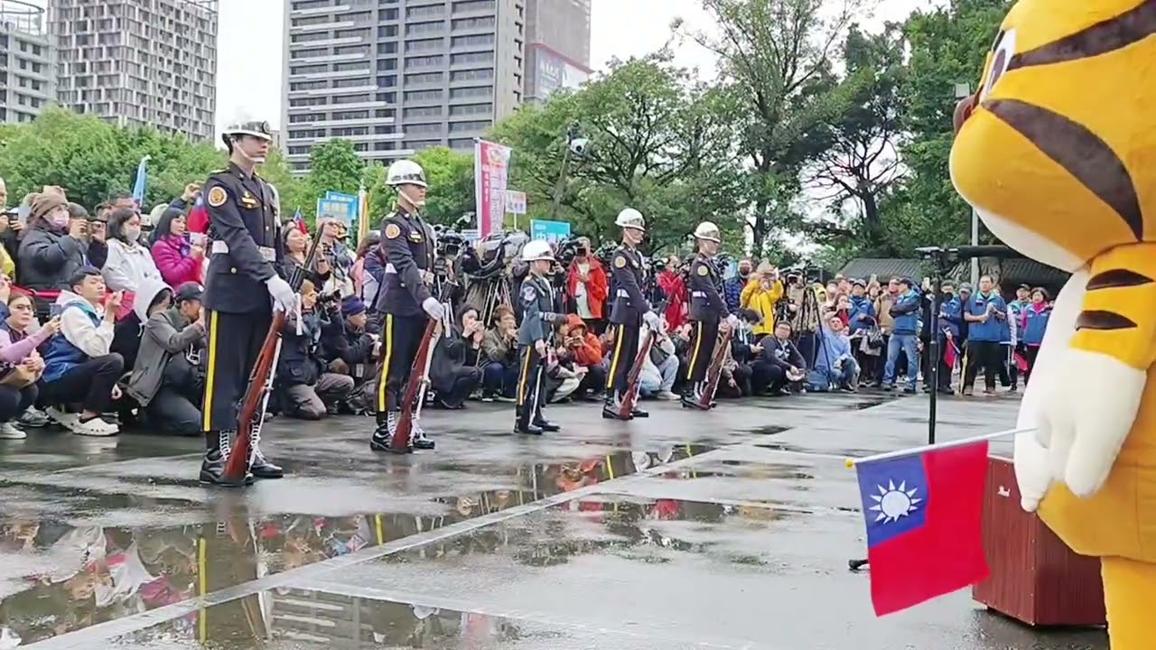 一場等了5年的表演！小禮兵孫孫 x 退儀邦 新北市元旦升旗典禮 槍法操演完整版🇹🇼