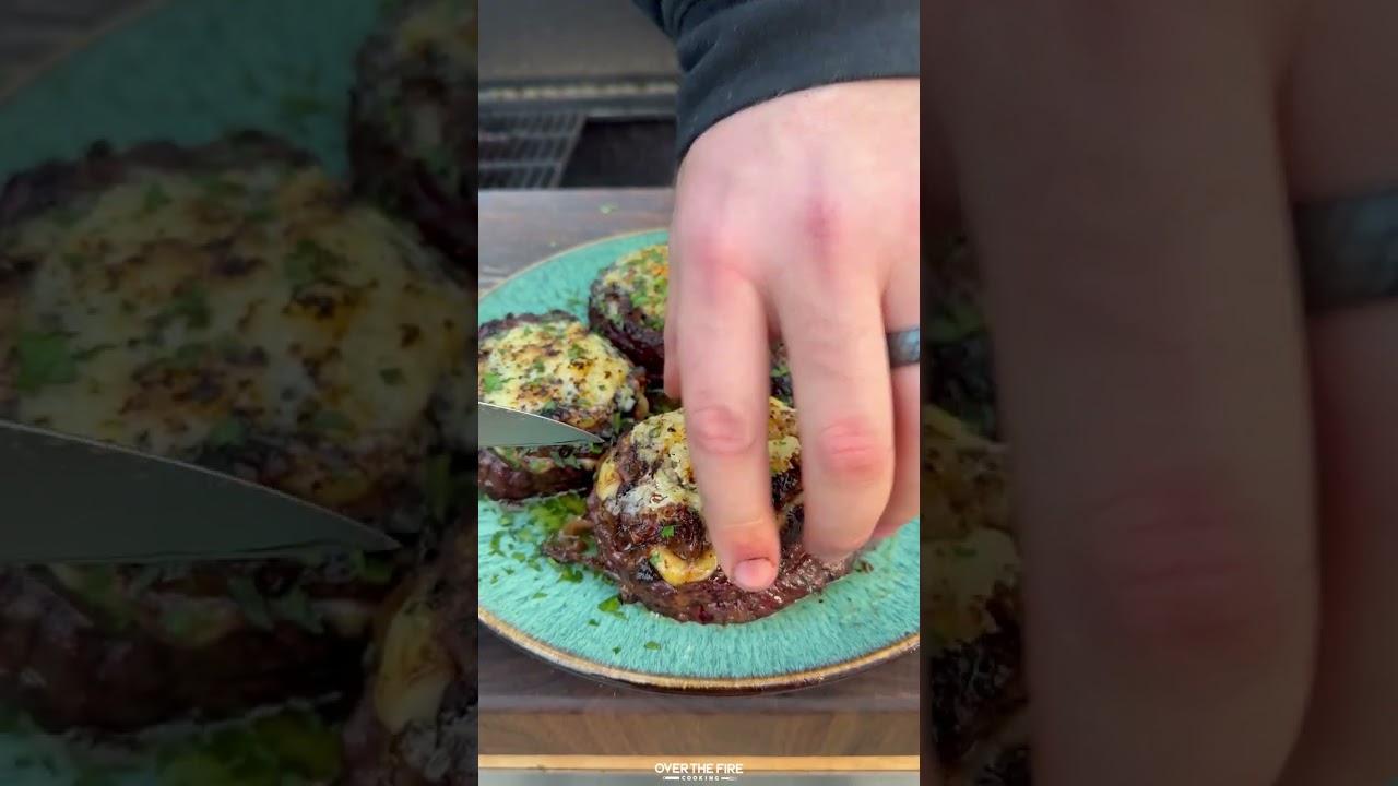 Slicing Steak Pinwheels | Over The Fire Cooking by Derek Wolf
