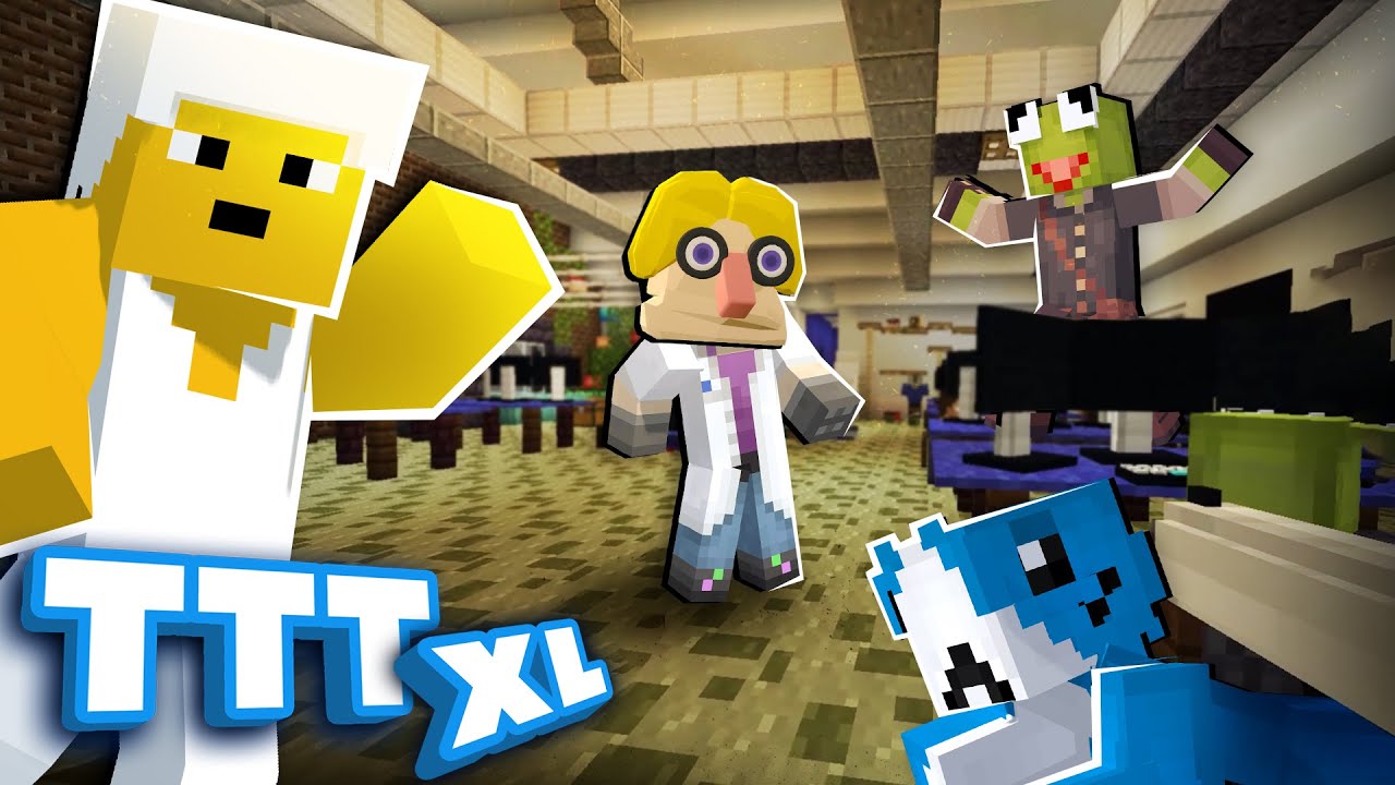 Yogscast Office Tour in Gmod TTT in Minecraft... XL!
