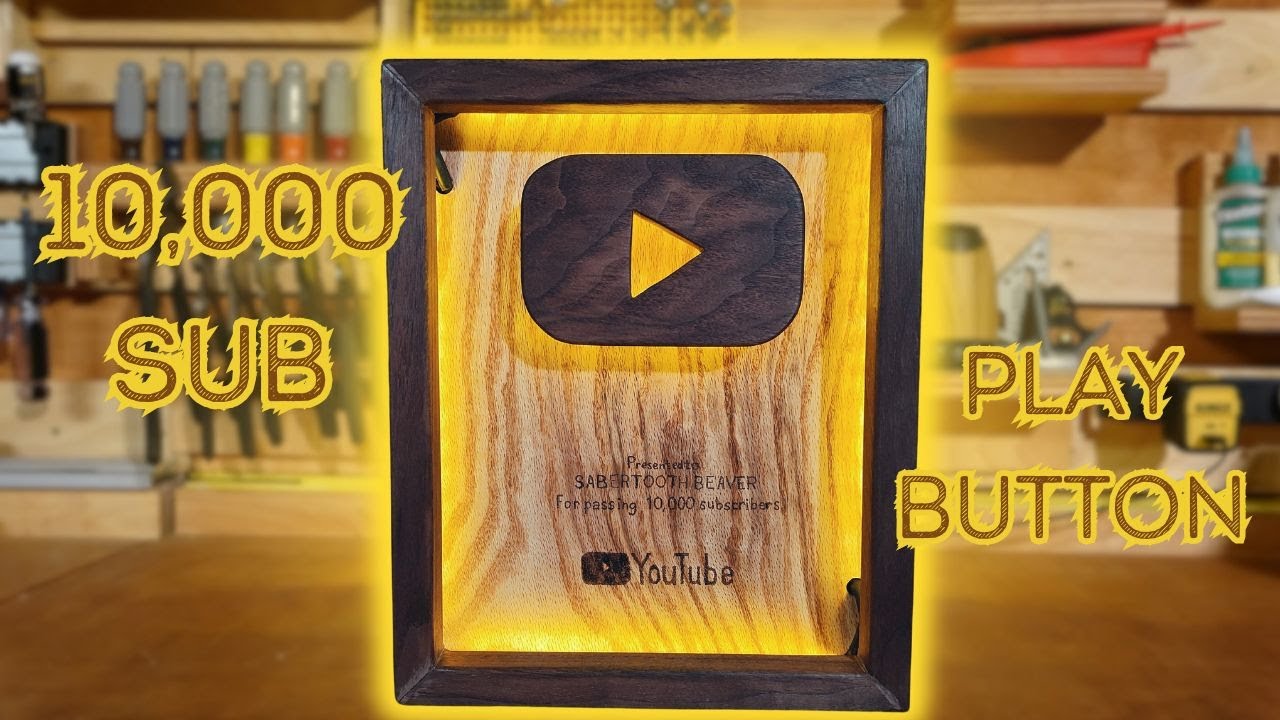 Youtube Play button for 10,000 subscribers!