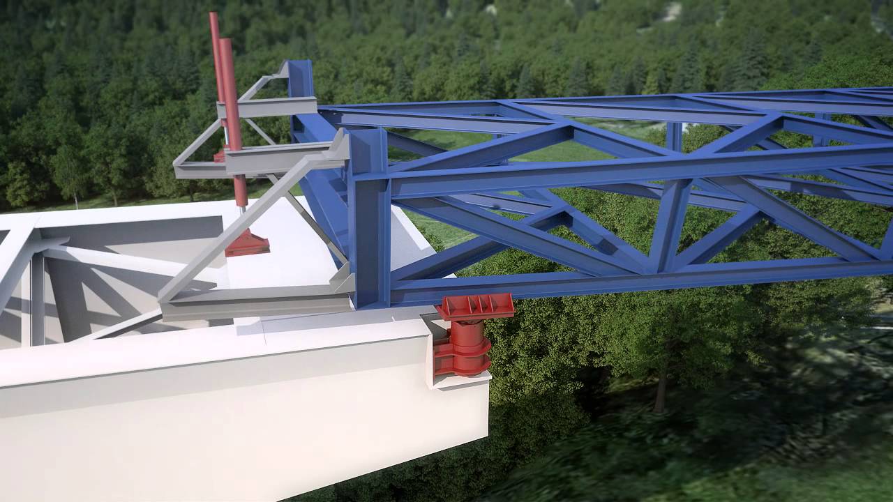 Randselva Steel Bridge Construction Phases