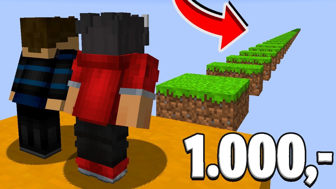 Kæmpe Parkour Challenge Om 1.000 kr I Minecraft!