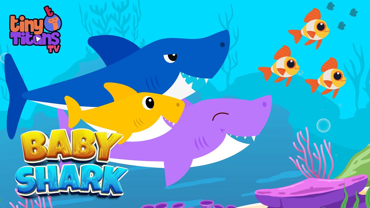 Baby Shark Doo Doo Doo | Tiny Titans Tv