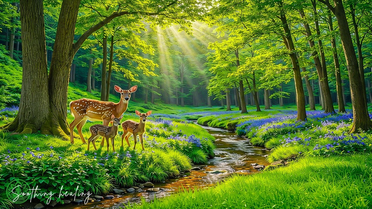 Прекрасная расслабляющая музыка и звуки природы 🌿 Снижают стресс, помогают перестать слишком много