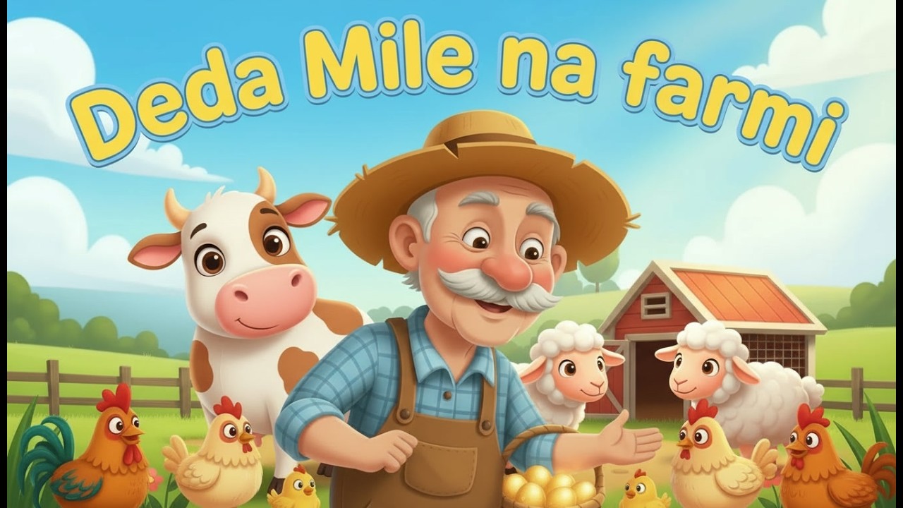 Deda Mile na farmi / Vesela dečija pesma