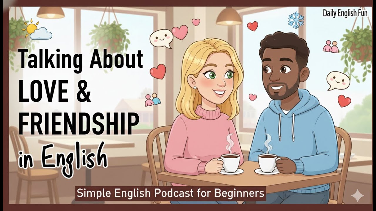 Talking About Love & Friendship ❤️👫 | Simple English Podcast for Beginners