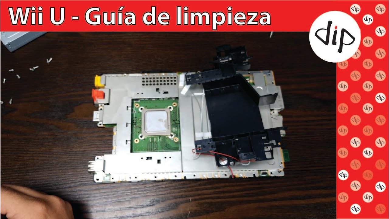 Como abrir la Wii U / para limpieza y cambio de pasta Térmica