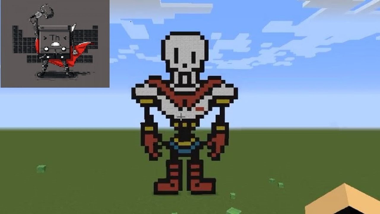 Minecraft: How to build Papyrus from Undertale