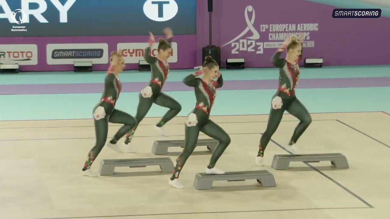 Hungary - 2023 Aerobics European Champions, Aerobic Step