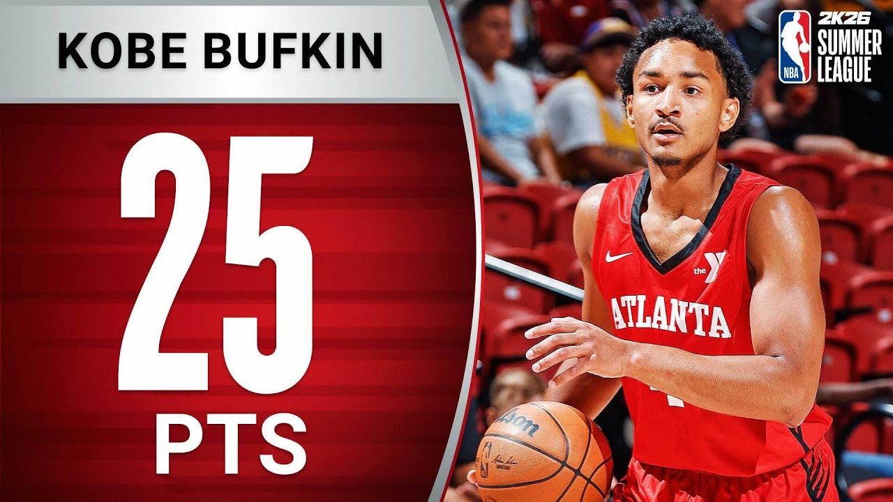 Kobe Bufkin Scores 25 Points vs Rockets! | July 14, 2025