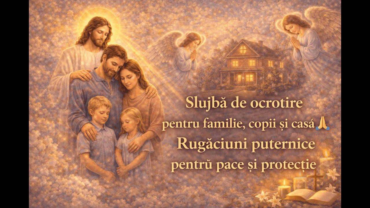 Slujbă de ocrotire pentru familie, copii și casă 🙏 Rugăciuni puternice pentru pace și protecție
