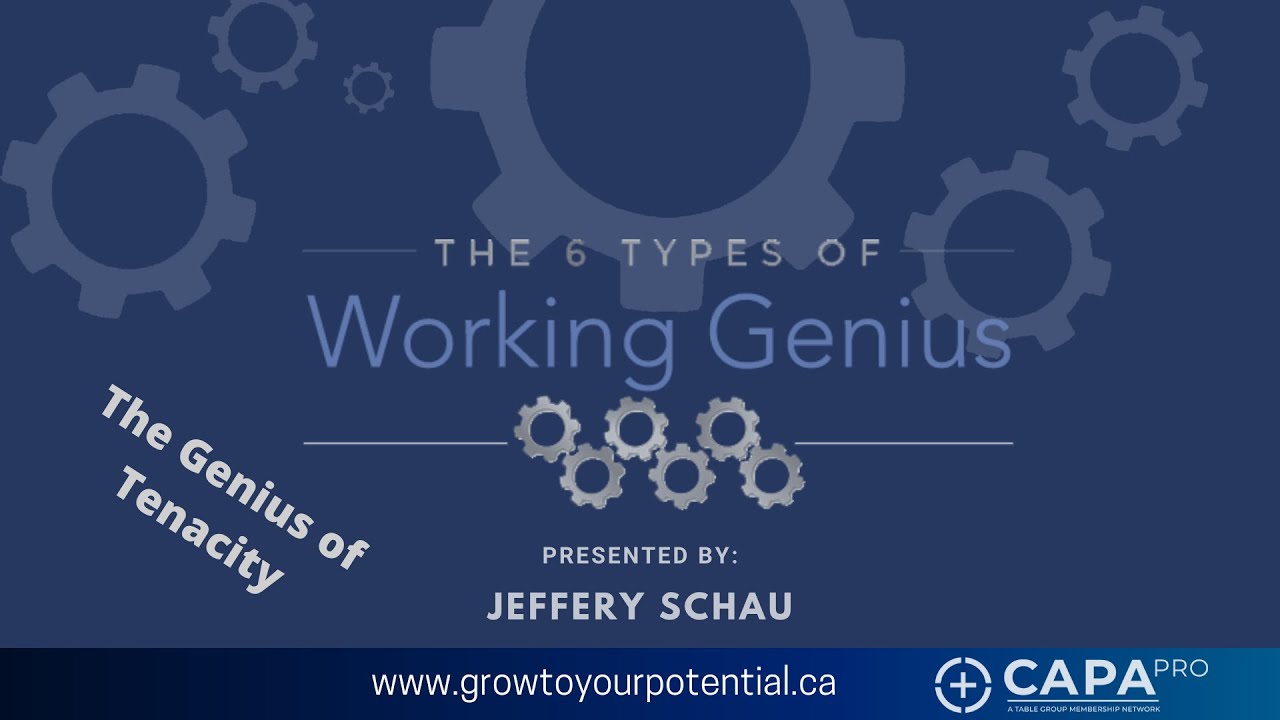 6 Types of Working Genius: #6 Tenacity