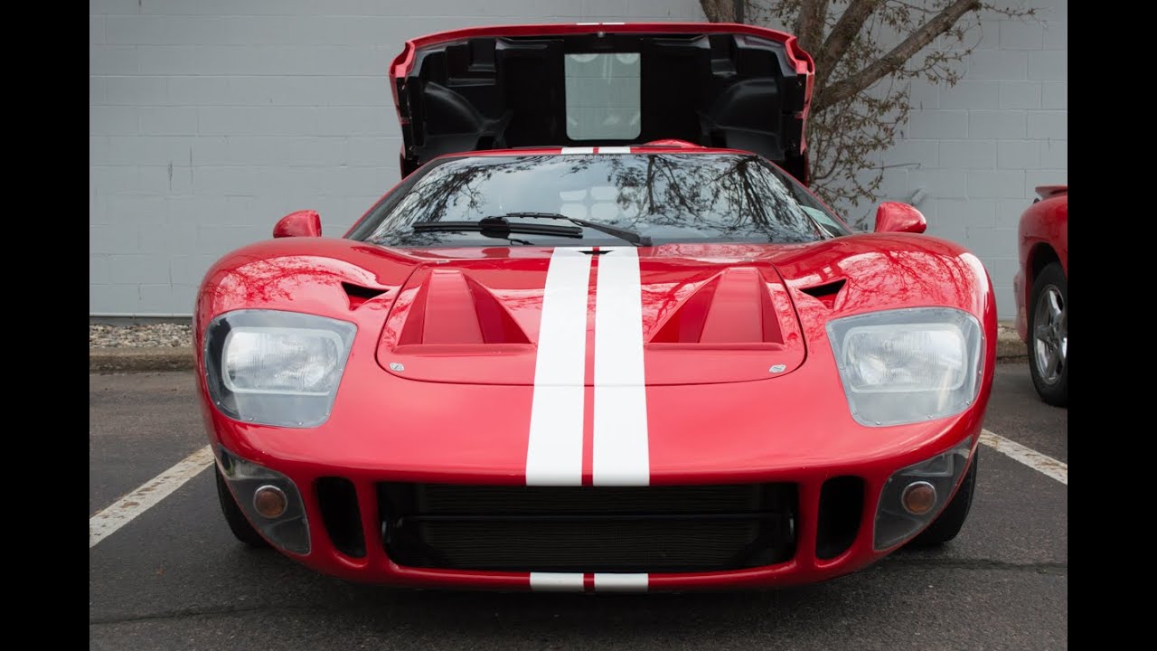 Ford GT40 Insane Engine Sound, Exhaust, and Launch!