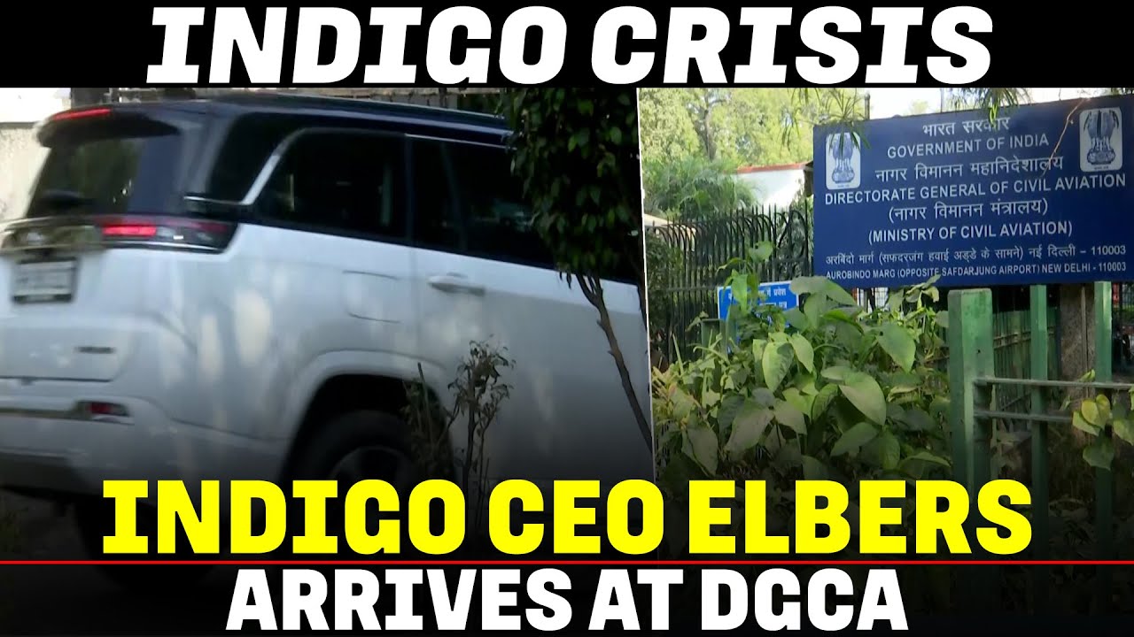 Indigo crisis I Indigo CEO Elbers arrives at Directorate General of Civil Aviation for a meeting