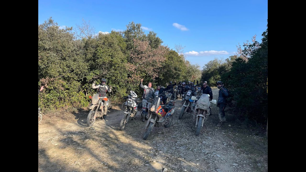Moto Trail Rando Gard H&eacute;rault . journ&eacute;e du 28 01 23