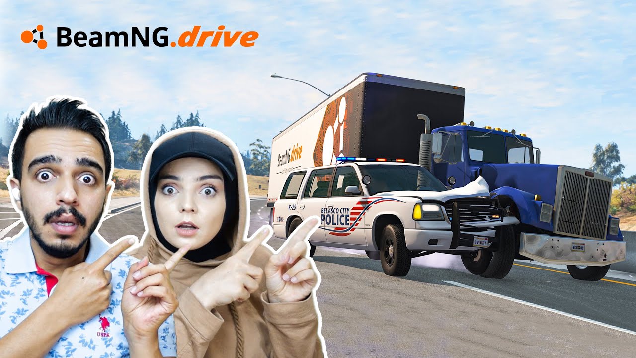 KAÇAK GELEN GÜÇLÜ TIRI DURDURMA GÖREVİ !! 😱 | BEAMNG DRIVE