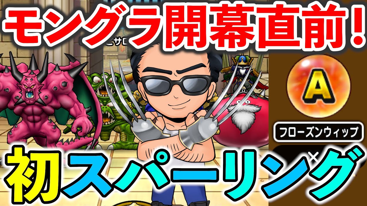 【ドラクエウォーク】モングラ開幕直前！ 初スパーリング！！！