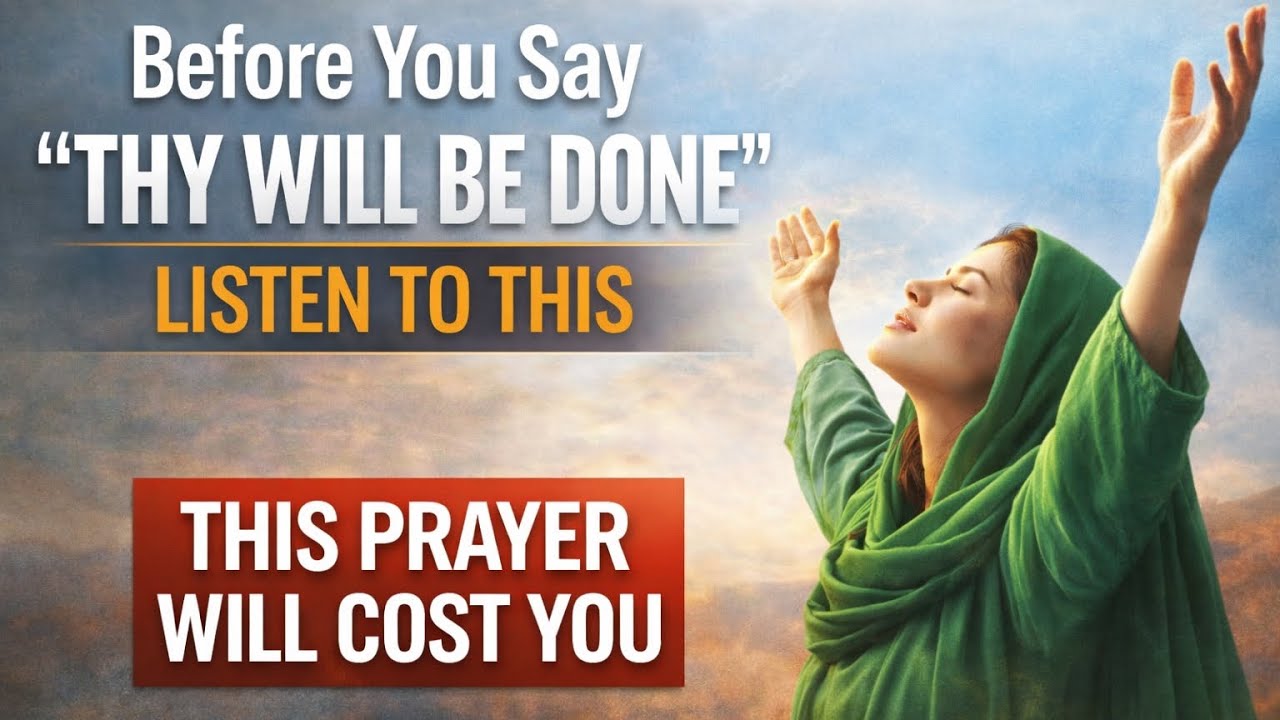 Thy Will Be Done”.But Do You Understand What You’re Saying? #ChristianEncouragement #ChristianPrayer
