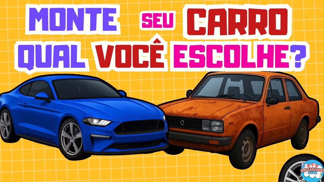 Quiz!!! Monte seu carro dos sonhos: Qual Você Escolhe? (Difícil Decidir!)