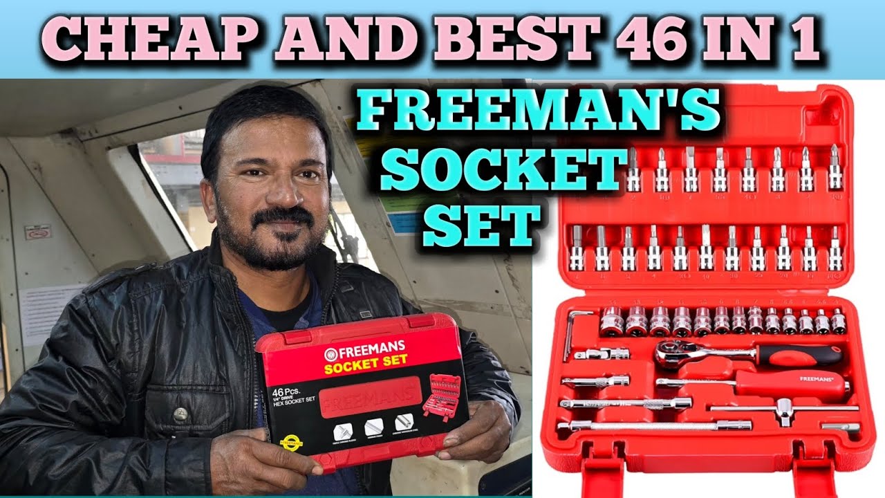 Unboxing and Review of Freemans 46 in 1 Socket Set 