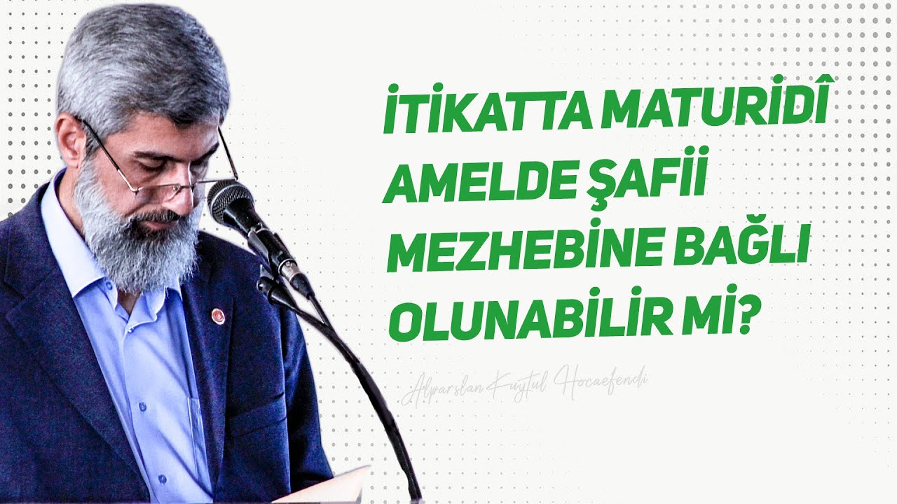 Bir kimse itikatta Mâturîdî, amelde Şâfiî olabilir mi?