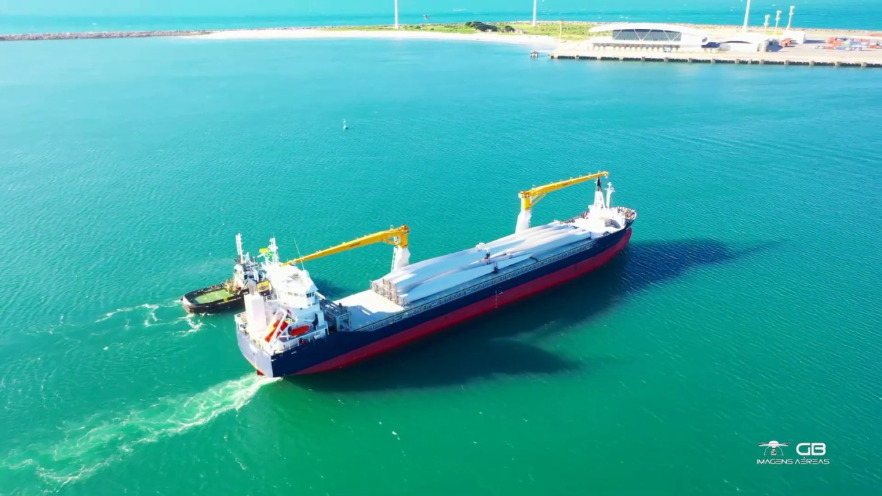 CHEGADA DE NAVIO NO PORTO DO MUCURIPE FORTALEZA-CE