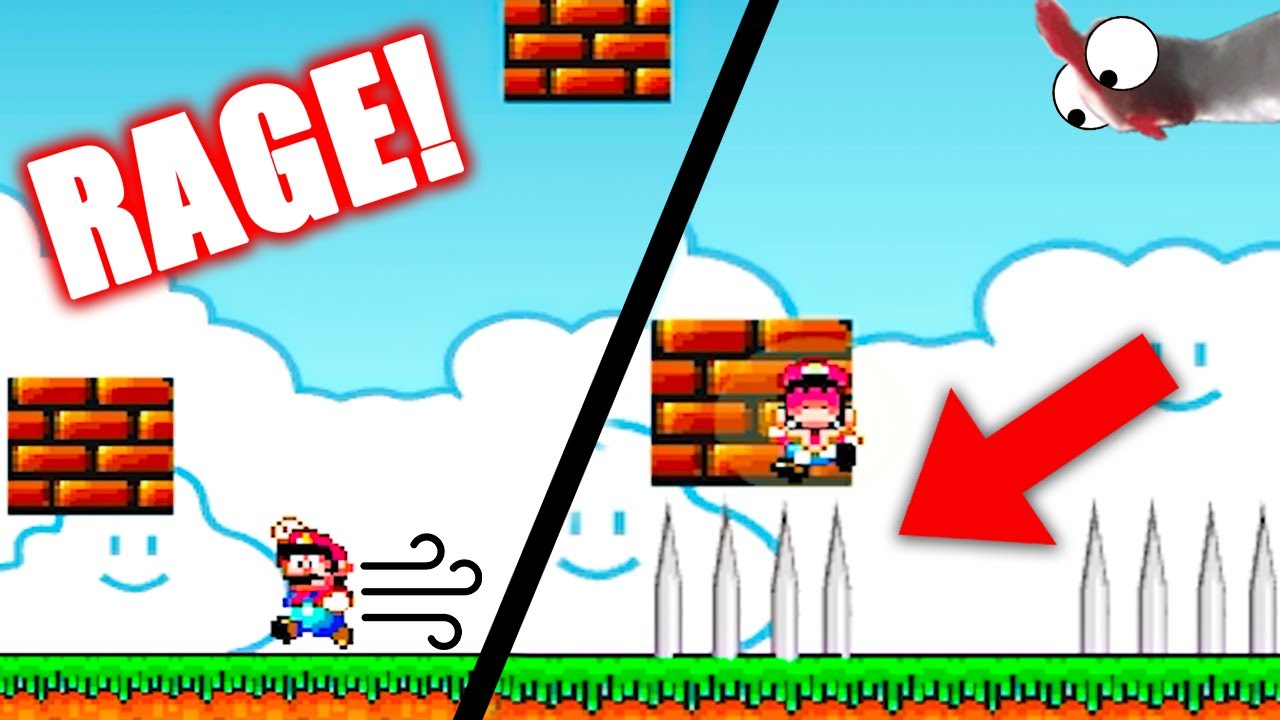 Unfair Mario is TOO UNFAIR! (I almost broke EVERYTHING)
