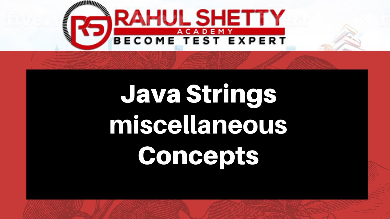 5 лучших вопросов для собеседования по Java Strings | Базовый курс Java | Рахул Шетти