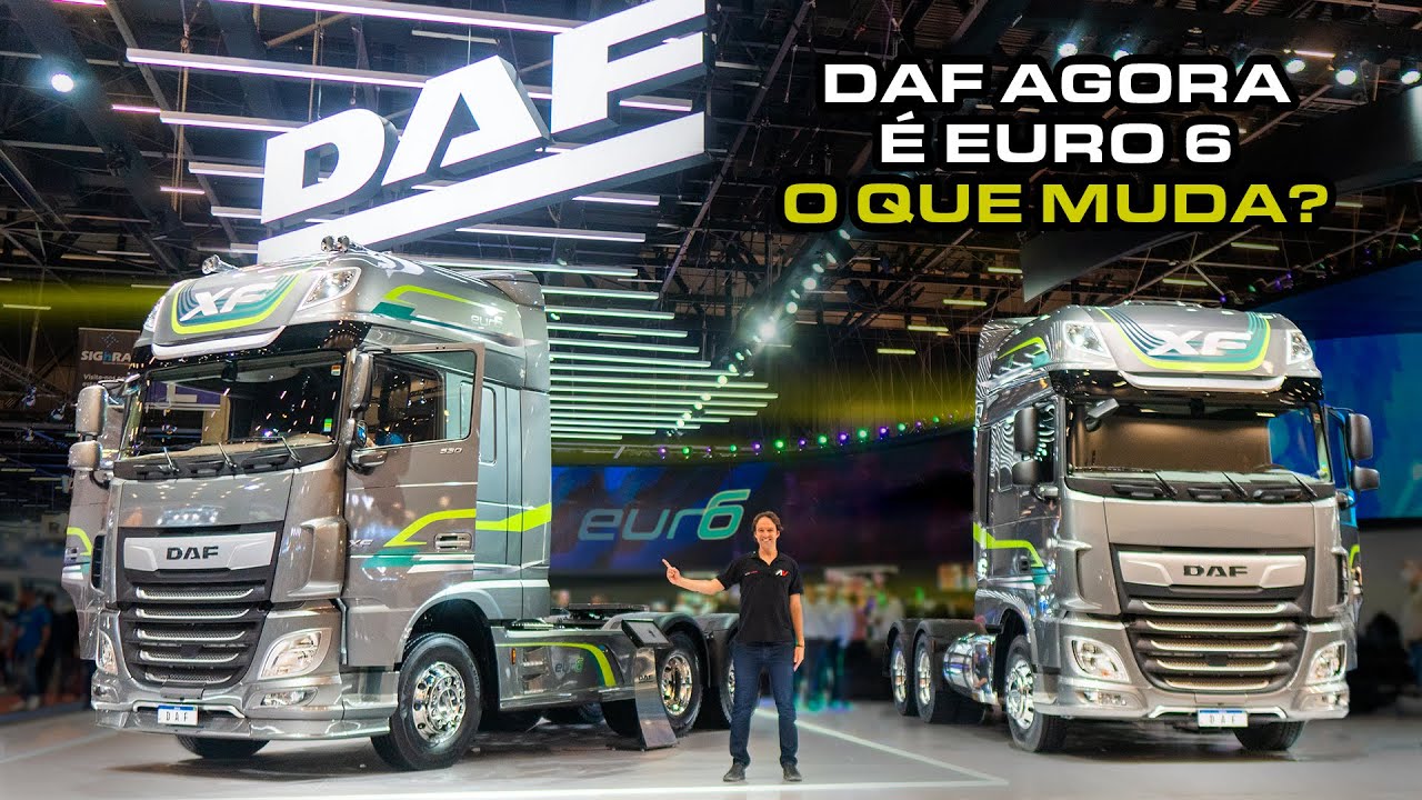 😮LANÇAMENTO: Veja de perto a Nova Linha DAF EURO 6 (com todas evoluções nos Caminhões e Motores)