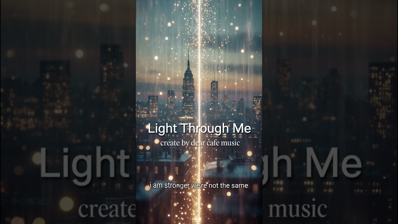 I feel alive — light through me#dearcafemusic #originalsong #englishsong #edm #dance #alive #energy