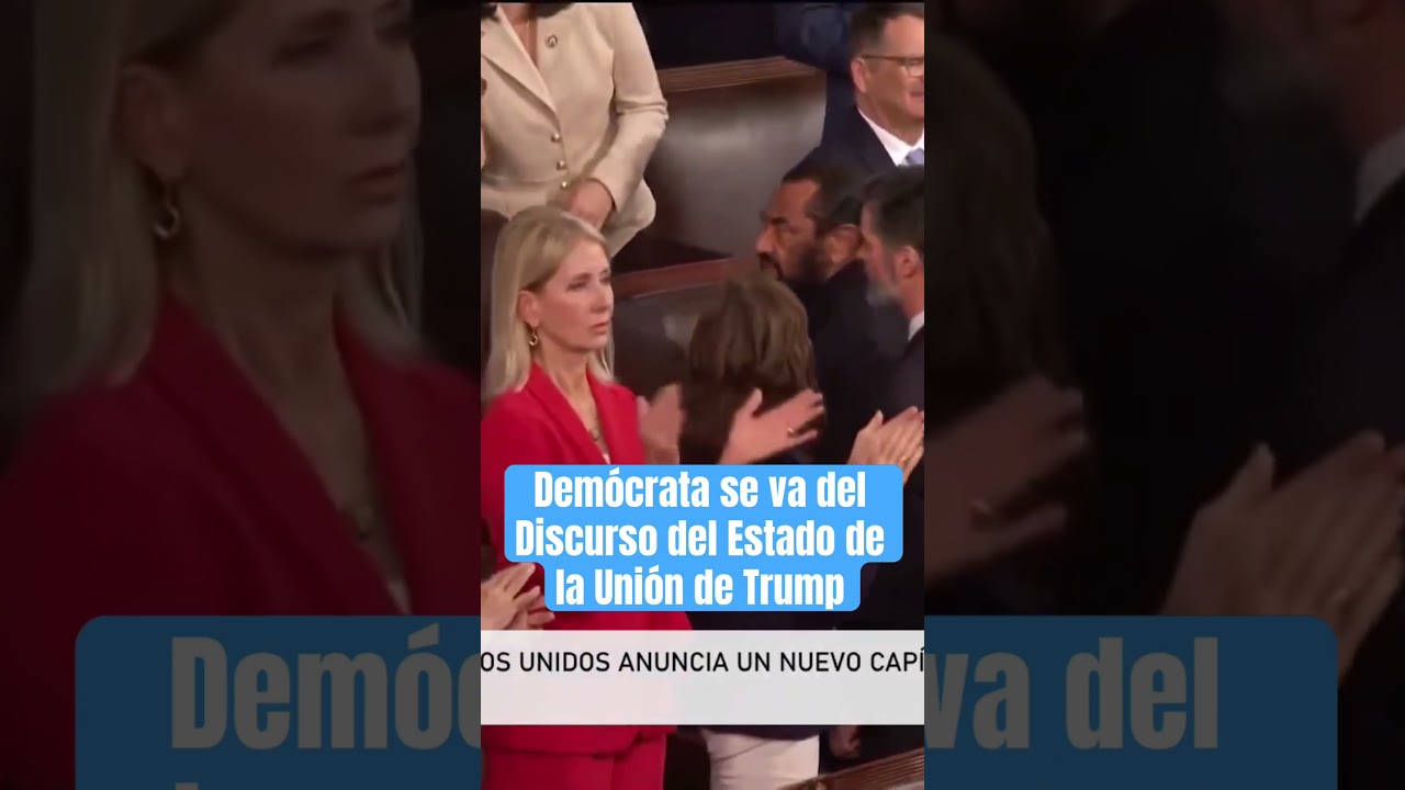 &iexcl;Momento impactante en vivo! Al Green expulsado del Estado de la Uni&oacute;n por cartel anti-Trump.