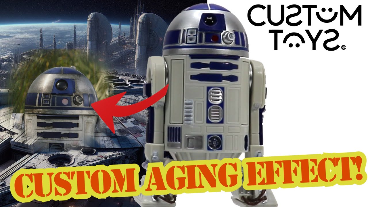 Hasbro STAR WARS Black Series 40th Anniversary ROTJ - RETRO CARD -R2D2 CUSTOM REVIEW
