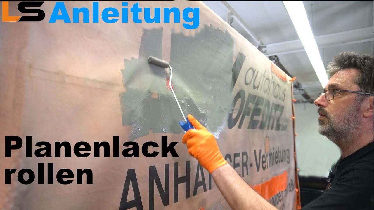 Alte Plane Neu lackiert - Planenlack - Einfach schnell und günstig | LACKSTORE