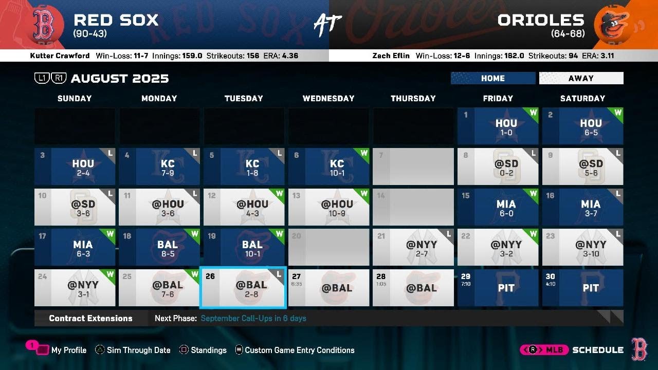 Franchise #133 vs Baltimore Orioles PART-2