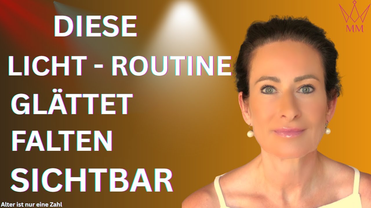 Nur 15 Minuten täglich - Hautverjüngung- diese Licht-Zeit rettet dein Kollagen!!