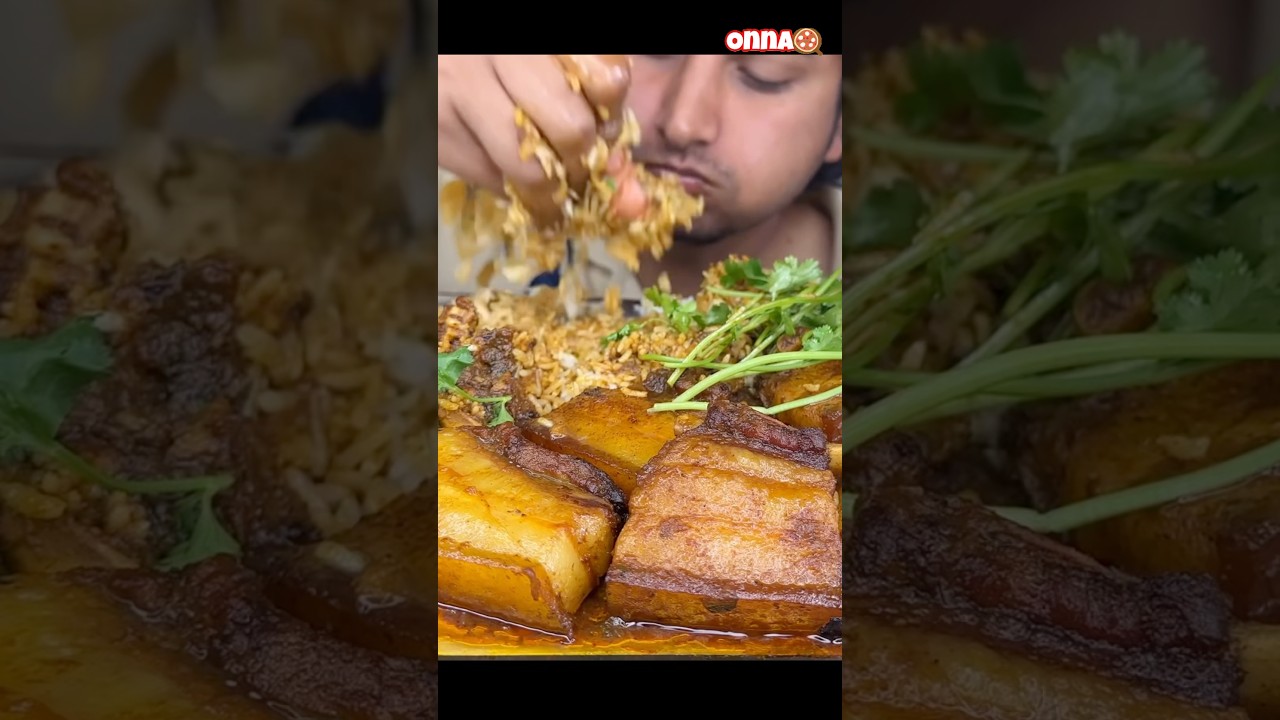 Mukbang Big Bites &ldquo;Pork Belly Mukbang&rdquo; #eatingfood #porkbelly #bigbites #mukbang