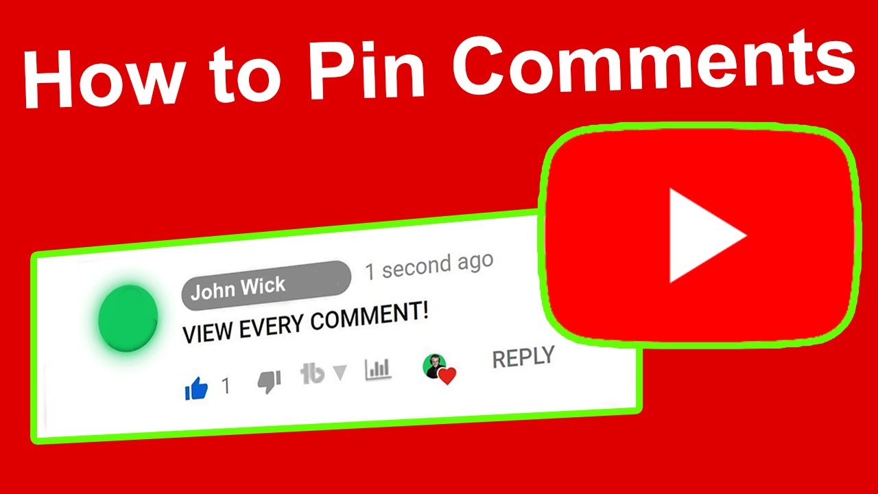 How to Pin Your Own Comment on YouTube?