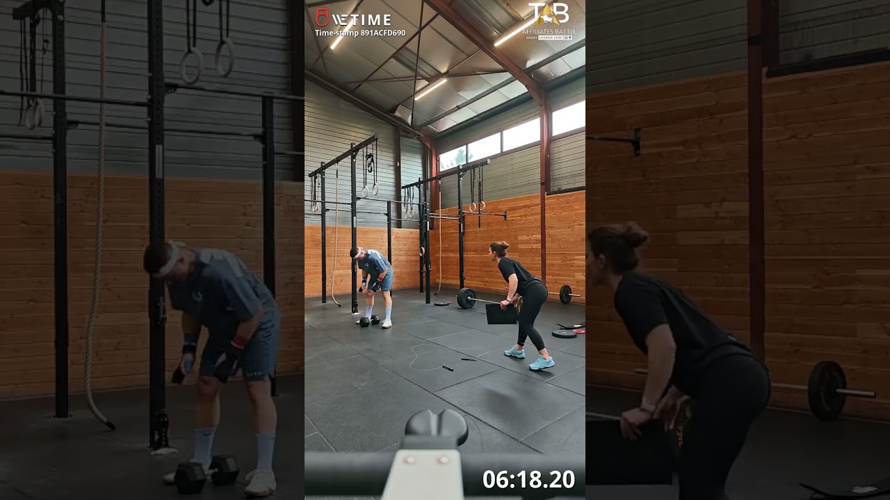 Wod de qualification Thibaut Renoux Affiliate battle 2026 team mixte HHF team crossfit Trévoux 