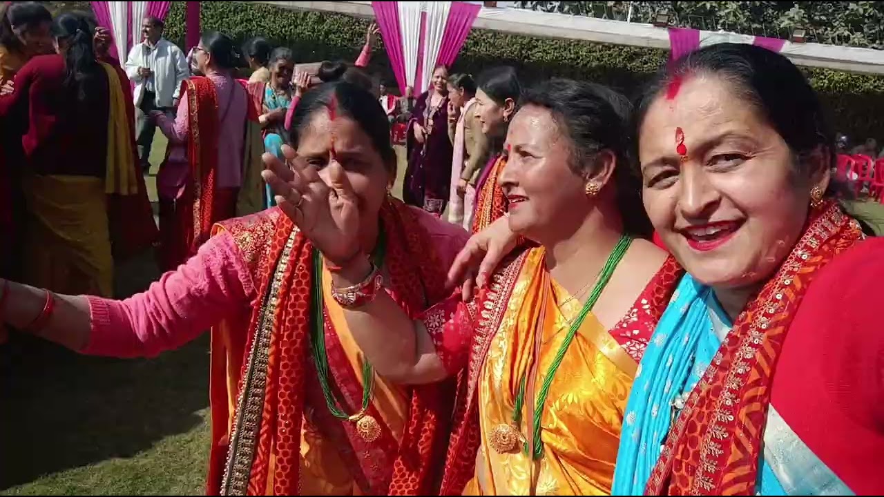 श्री राम मंदिर प्राण प्रतिष्ठा के तृतीय वर्ष गांठ  पर सांस्कृतिक कार्यक्रम #householdqueen 